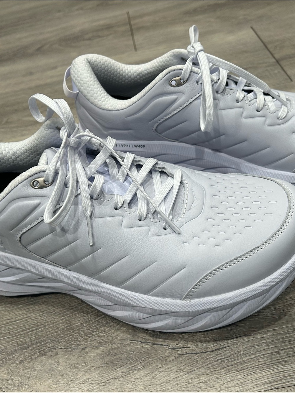 Hoka Men's White Athletic Running Trainers